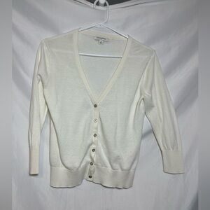 Cottagecore Banana Republic Cream Cardigan Sweater